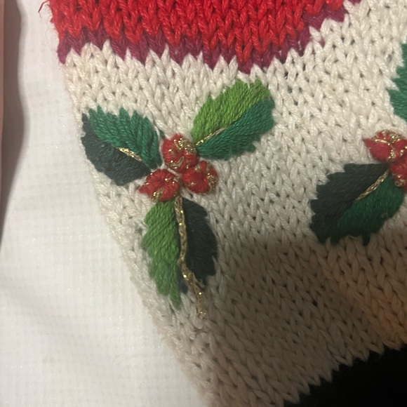 Vintage Festive Teddy Bear Christmas Sweater - Picture 5 of 5